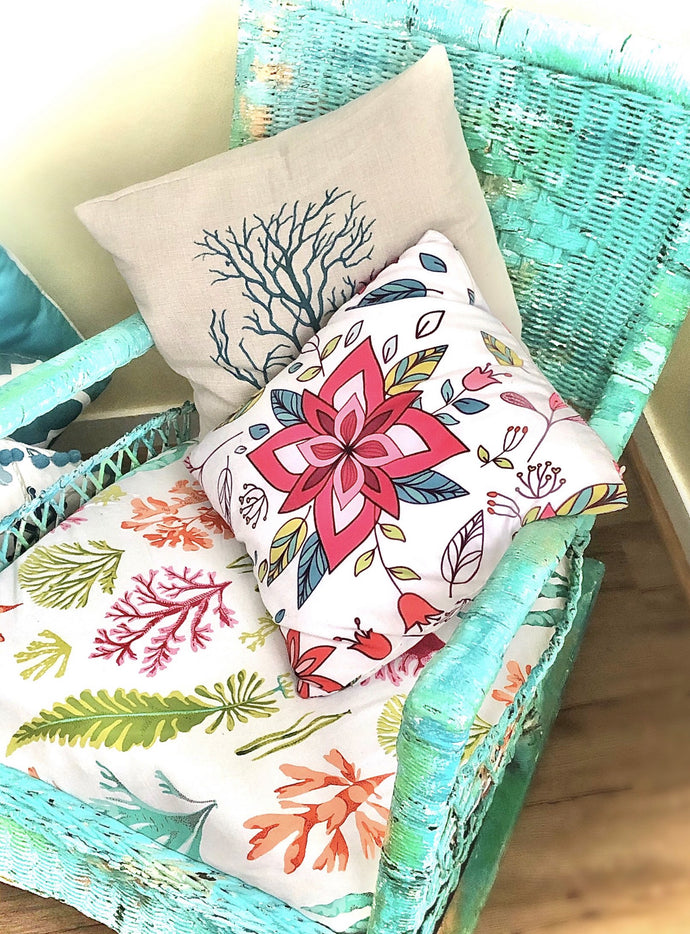 Decorating Corners-Vintage Wicker