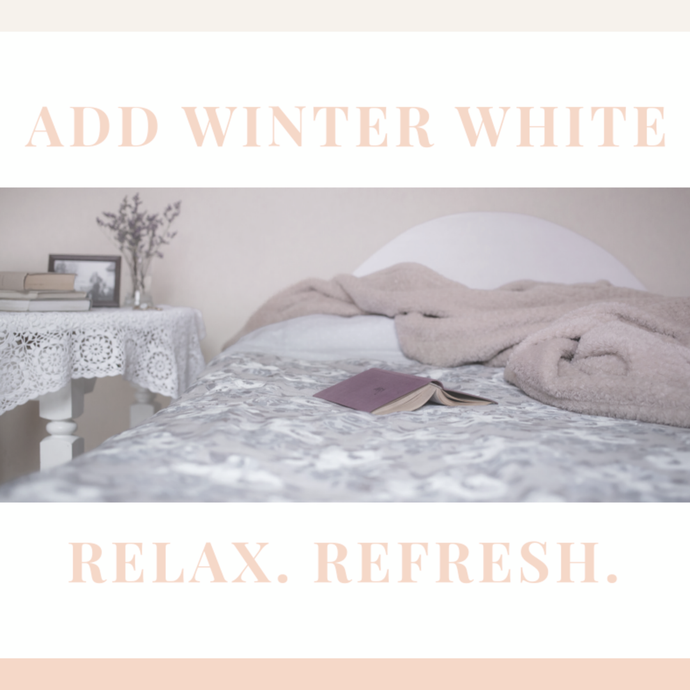 Winter White Decor. Serene Charm.