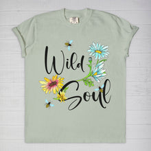 Floral T-shirt "Wild Soul" Wildflower Tee, Boho Tee, Friendship Gift, Free Spirit Gift, Gift for Her