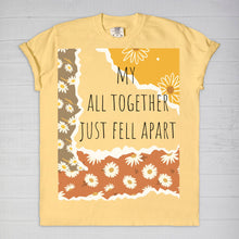 Daisy T-shirt "My All Together Just Fell Apart" Funny Tee, Daisy Floral T-shirt, Busy Mom Gift, Funny Friendship Gift