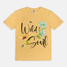Floral T-shirt "Wild Soul" Wildflower Tee, Boho Tee, Friendship Gift, Free Spirit Gift, Gift for Her