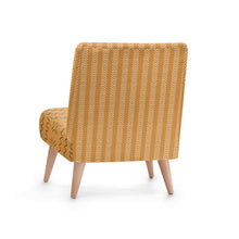 Occasional Chair, African Mud Cloth Design, Ethnic Pattern, Earth Tone Chair