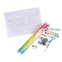 Paint By Numbers Kit - Red Spiral Sunflower