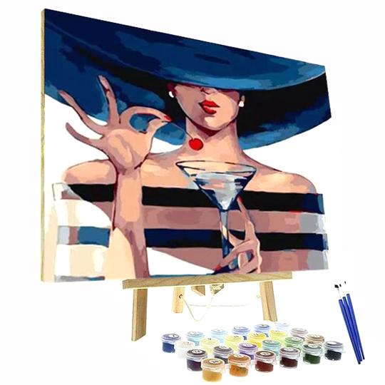 Paint By Numbers Kit - Lady Martini