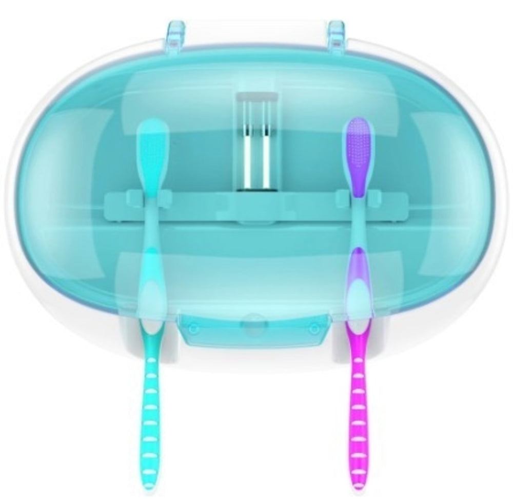Wall-Mounted UV Light Toothbrush Sanitizer Box