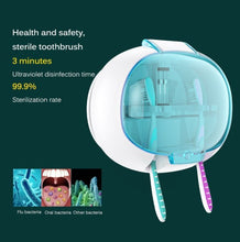 Wall-Mounted UV Light Toothbrush Sanitizer Box