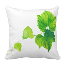 Watercolor Green Grapes Throw Pillow