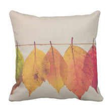 Fall Throw Pillow, Autumn Leaves, Fall Leaves, Minimalist Home Accent