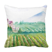 Mix & Match Vineyard Pillows Watercolor Vineyard