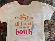 Women's T-shirt "Life is Better at the Beach"