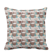 Throw Pillow Coffee First