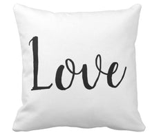 Throw Pillow &quot;Love is spoken here.&quot;