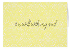 Greeting Card &quot;it is well with my soul&quot;