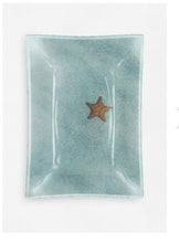 Starfish Glass Decorative Tray