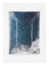 Ocean Blue Oblong Glass Decorative Tray