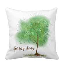 Throw Pillow Spring Tree