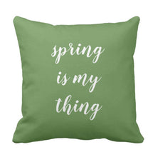 Throw Pillow Spring Tree