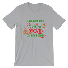 Christmas Shirt Unisex Bella Canvas Balanced Diet Christmas Cookie T-shirt