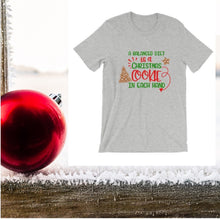 Christmas Shirt Unisex Bella Canvas Balanced Diet Christmas Cookie T-shirt
