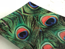 Decorative Glass Tray Peacock Decor Feather Inspired Home Decor Peacock Feather Art Peacock Feathers Glass Tray