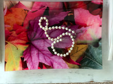 Fall Leaves Glass Tray, Autumn Leaves Serving Tray, Trinket Dish