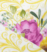 Purple Blooms and Sunflowers Floral Bloom Throw Pillow