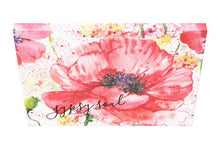 Canvas Print, Red Poppy Garden "Gypsy Soul" Floral, Wildflower, Wall Art