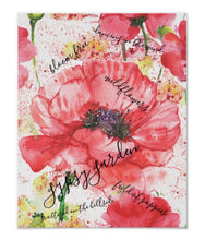 Wall Art, Print, Red Poppy, "Gypsy Garden" Wildflower, Floral, Poster