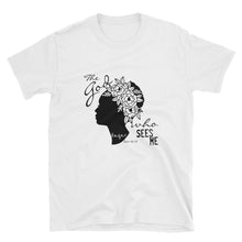 T-Shirt, Short-Sleeve, Unisex, The God Who Sees Me, Graphic Woman, Bible Verse, Typography,Faith T-shirt, Religious