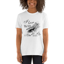 T-shirt, Short-Sleeve, Unisex, The One Who Sees Me, Faith T-shirt, Bible Verse, Typography, Graphic Eye