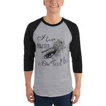 T-shirt, The One Who Sees Me, 3/4 sleeve raglan shirt, Faith T-shirt, Bible Verse, Typography, Graphic Eye,