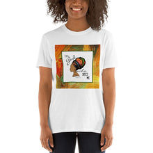 Short-Sleeve, Unisex T-Shirt, The God Who Sees Me, Bible Verse, Woman and Colorful Turban