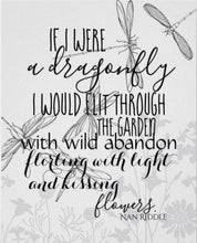 Dragonfly Poem Poster, Dragonfly Wall Art, Wall Decor