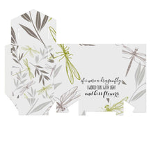 Party Favor Box, Dragonfly & Bamboo, If I Were a Dragonfly