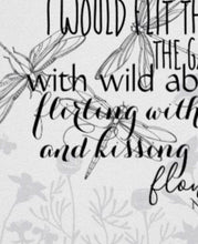 Dragonfly Poem Poster, Dragonfly Wall Art, Wall Decor