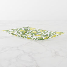 Lemon Throw Pillow, Lemon Leaves, Watercolor Green, Lemons Home Decor