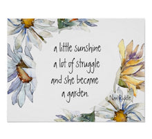 Daisy Pillow, Mustard Yellow Pillow, Gray Daisy Floral