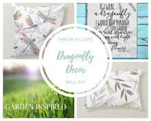 Dragonfly Tabletop Plaque with Easel, Quote, If I Were a Dragonfly 8 X 10 or 5 X 7, Whimsical Home Decor, Dragonfly Decor