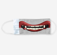 Face Mask, Scary Teeth, Big Mouth, Men and Women Funny Mask, Halloween Smile