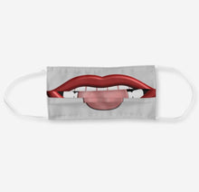Face Mask, Stick Your Tongue Out, Big Mouth, Men and Women Funny Mask, Halloween Smile Mask