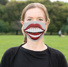 Face Mask "Big Smile, Happy Teeth" Big Mouth, Men and Women Funny Mask, Halloween Smile Mask