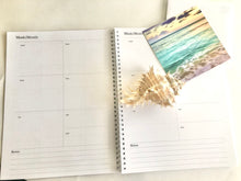 Set Ocean Daily Planner, "Dreams As Big As the Ocean" with Flat Card/Envelope, Gift Giving, Beach Theme