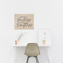 Home Office Prints, Ready to Frame, Wall Decor "Once You Become Fearless Life Becomes Limitless" Home Office Wall Art