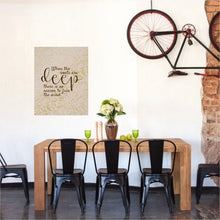 Home Office Prints, Ready to Frame, Wall Decor "When the roots are deep there is no reason to fear the wind." Home Office Wall Art