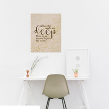 Home Office Prints, Ready to Frame, Wall Decor "When the roots are deep there is no reason to fear the wind." Home Office Wall Art