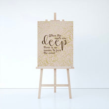 Home Office Prints, Ready to Frame, Wall Decor "When the roots are deep there is no reason to fear the wind." Home Office Wall Art