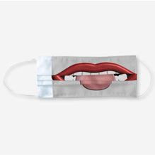 Face Mask, Stick Your Tongue Out, Big Mouth, Men and Women Funny Mask, Halloween Smile Mask
