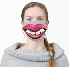Face Mask "Big Teeth" Big Mouth, Men and Women Funny Mask, Halloween Smile Mask