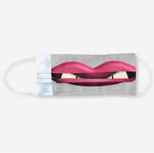 Face Mask "Big Teeth" Big Mouth, Men and Women Funny Mask, Halloween Smile Mask