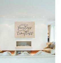 Home Office Prints, Ready to Frame, Wall Decor "Once You Become Fearless Life Becomes Limitless" Home Office Wall Art